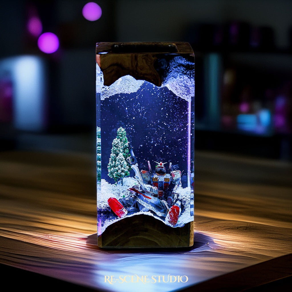 Gundam Snowfield Resin Lamp — view 4