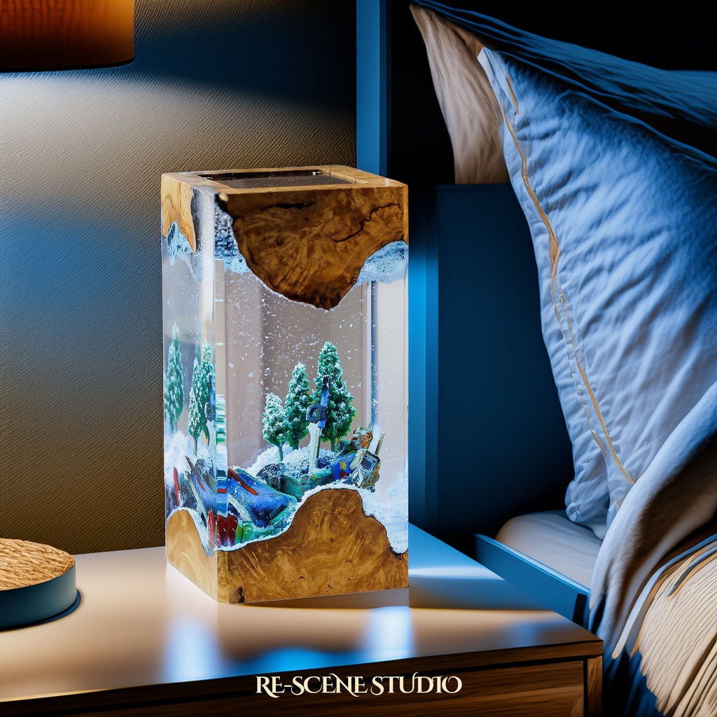 Gundam Snowfield Resin Lamp — view 6
