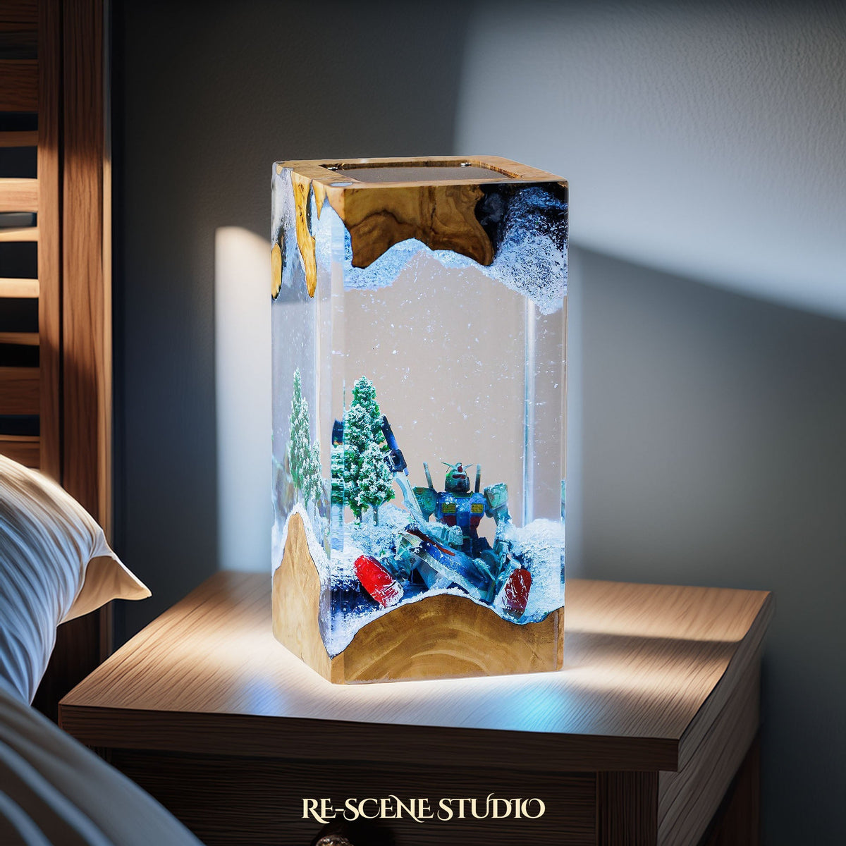 Gundam Snowfield Resin Lamp — view 7