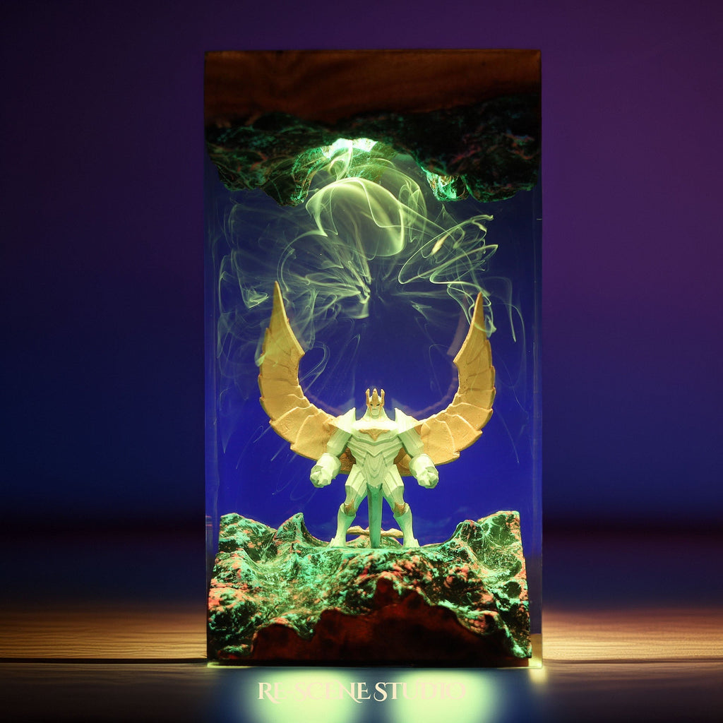 Galio Resin Lamp