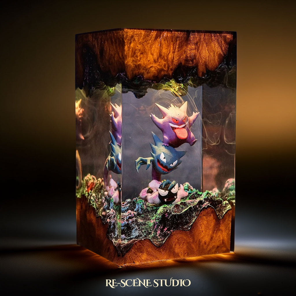 Gengar Resin Lamp V2