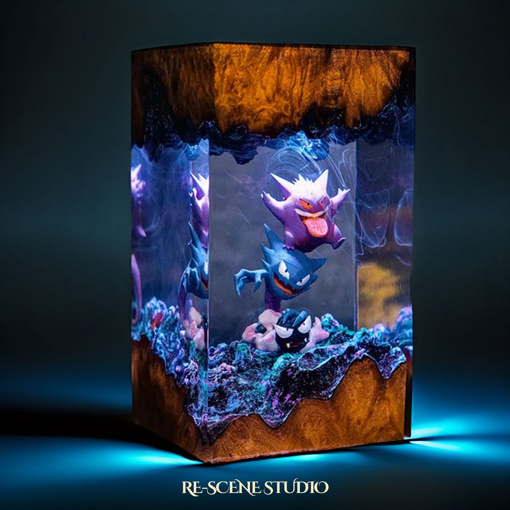 Gengar Resin Lamp V2 — view 2