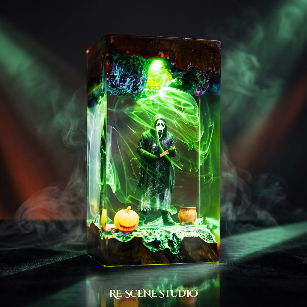 Ghostface Resin Lamp — view 2