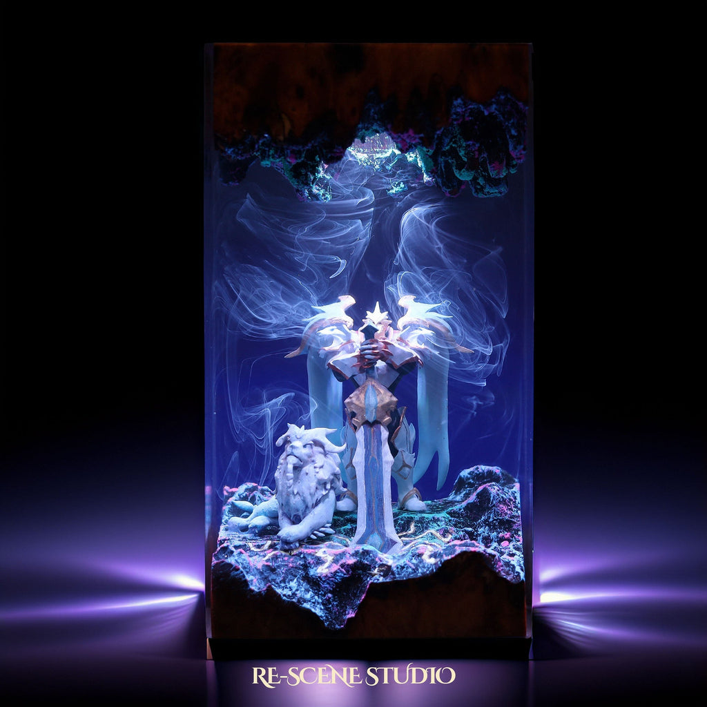 God-King Garen Resin Lamp