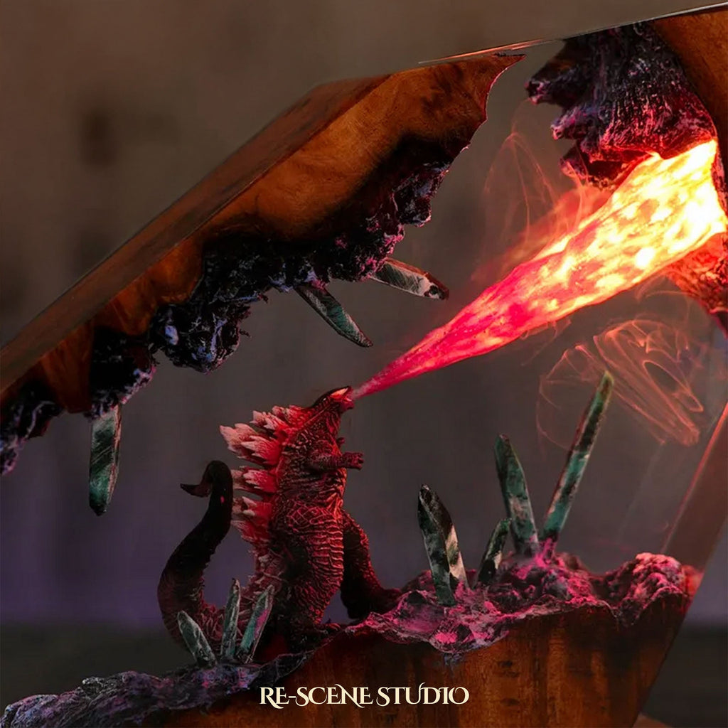 Godzilla Resin Lamp V1 — view 4