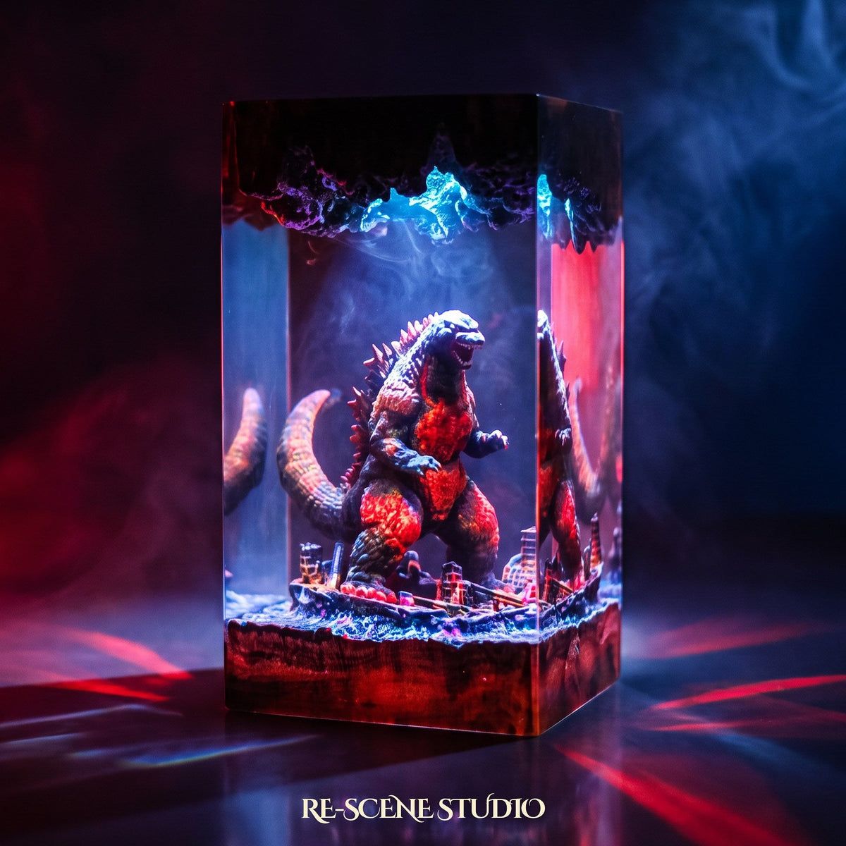 Godzilla Resin Lamp V3
