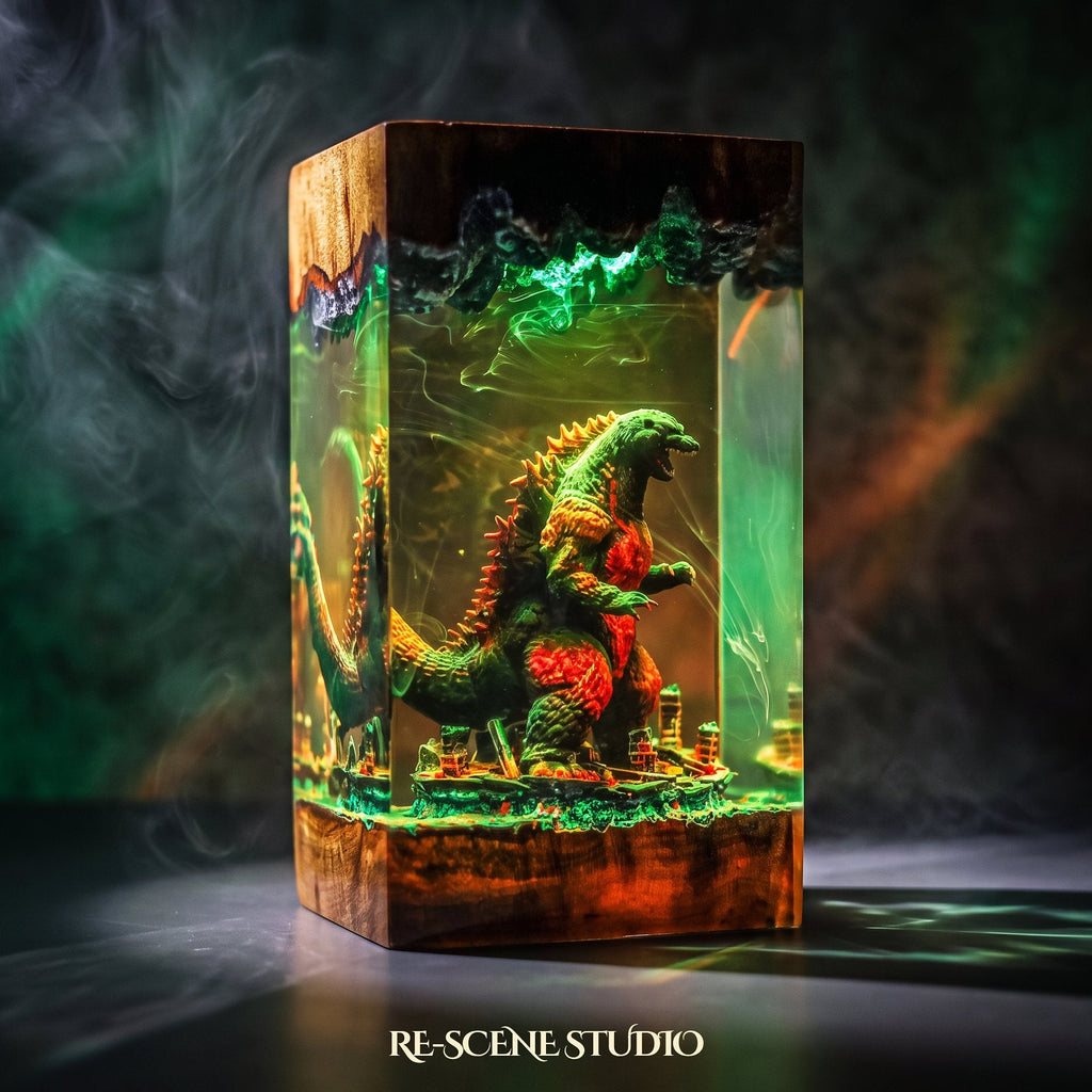 Godzilla Resin Lamp V3 — view 4