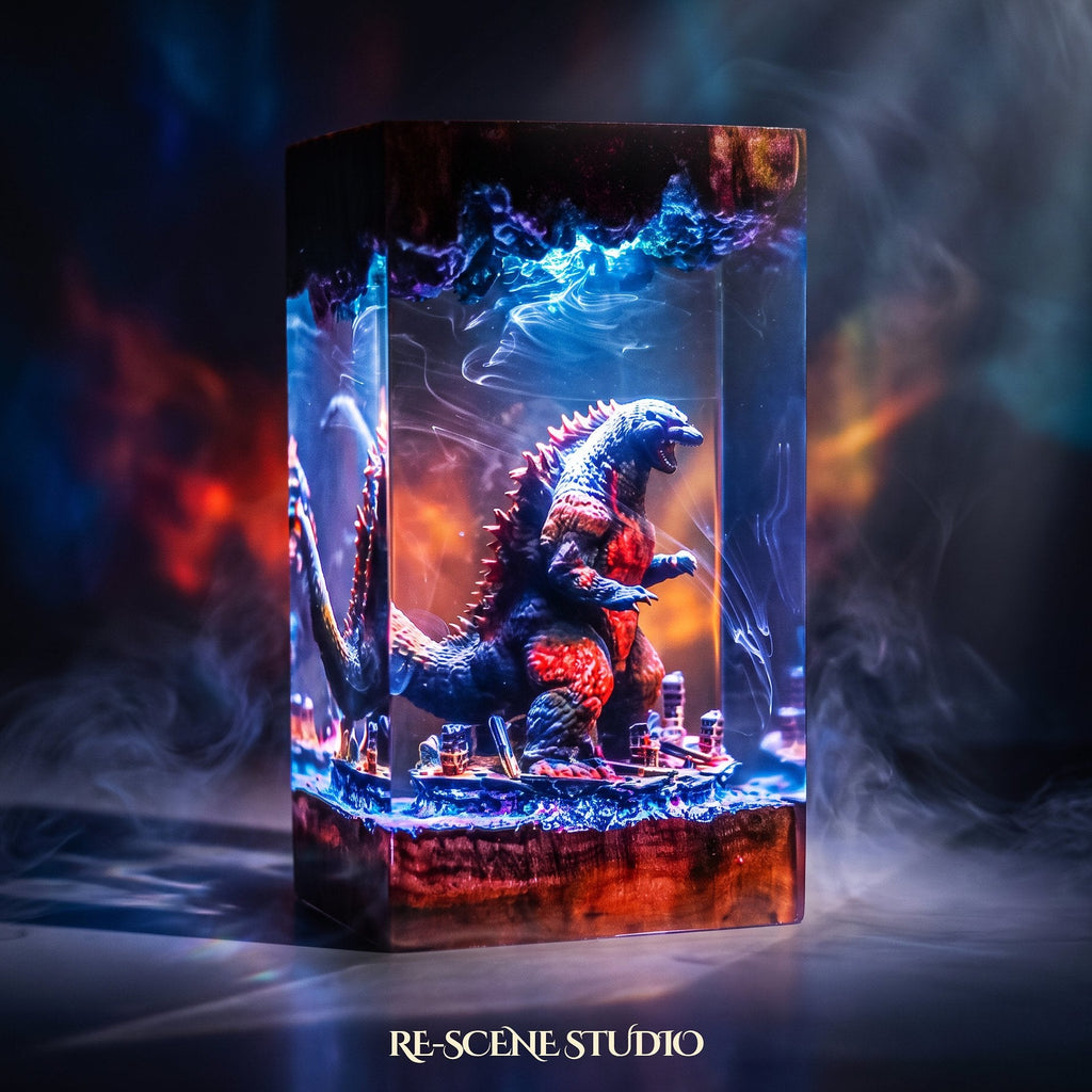 Godzilla Resin Lamp V3 — view 7