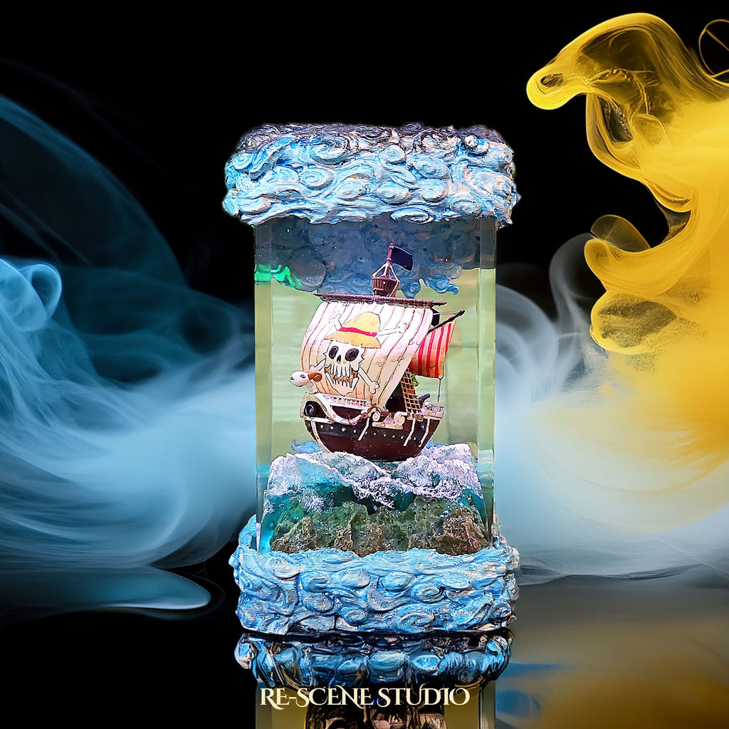 Going Merry Resin Lamp V2