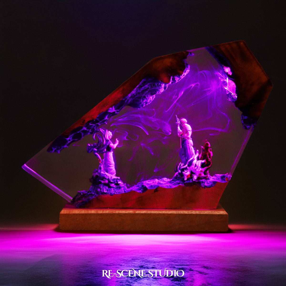 Gojo vs Sukuna Resin Lamp — view 2