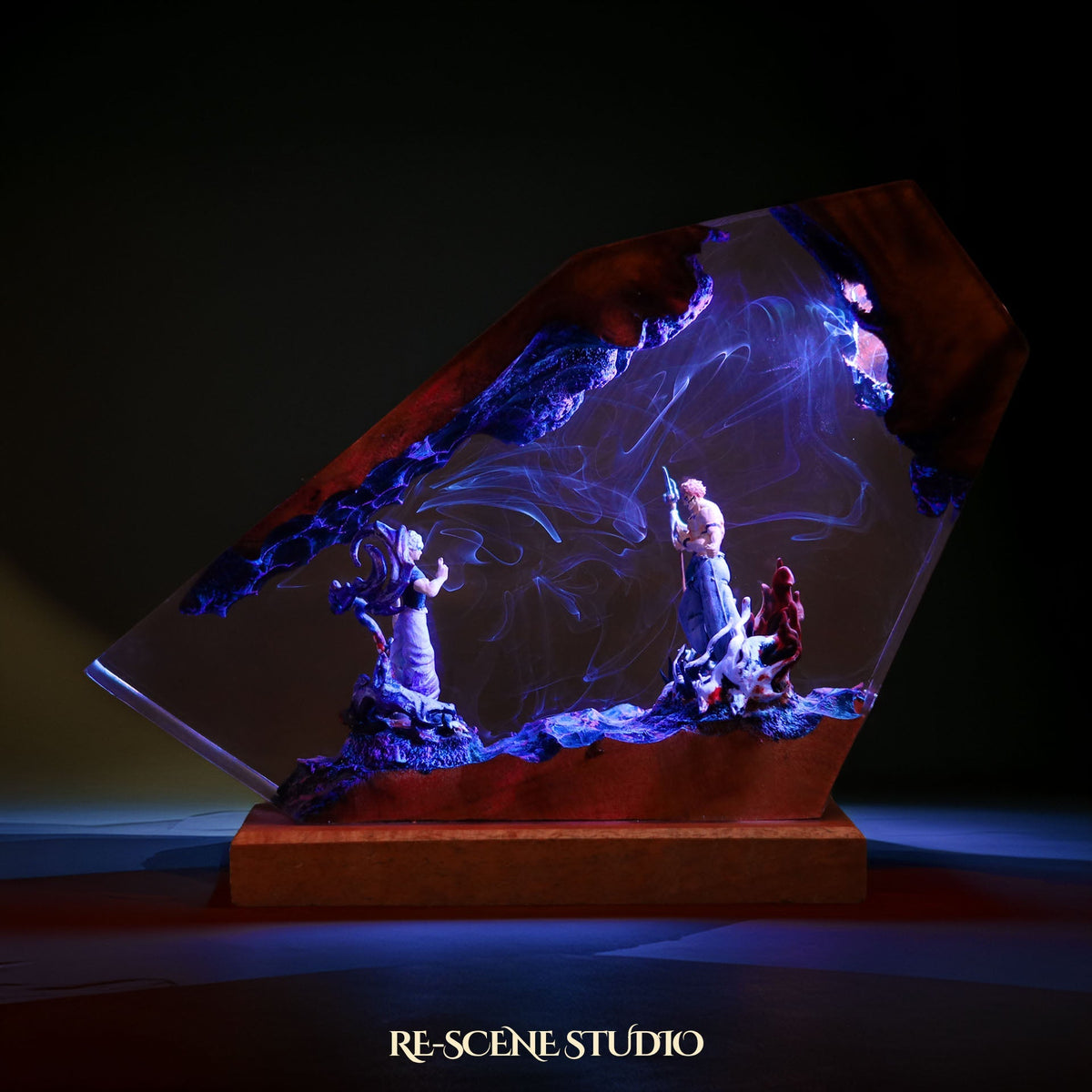 Gojo vs Sukuna Resin Lamp — view 3