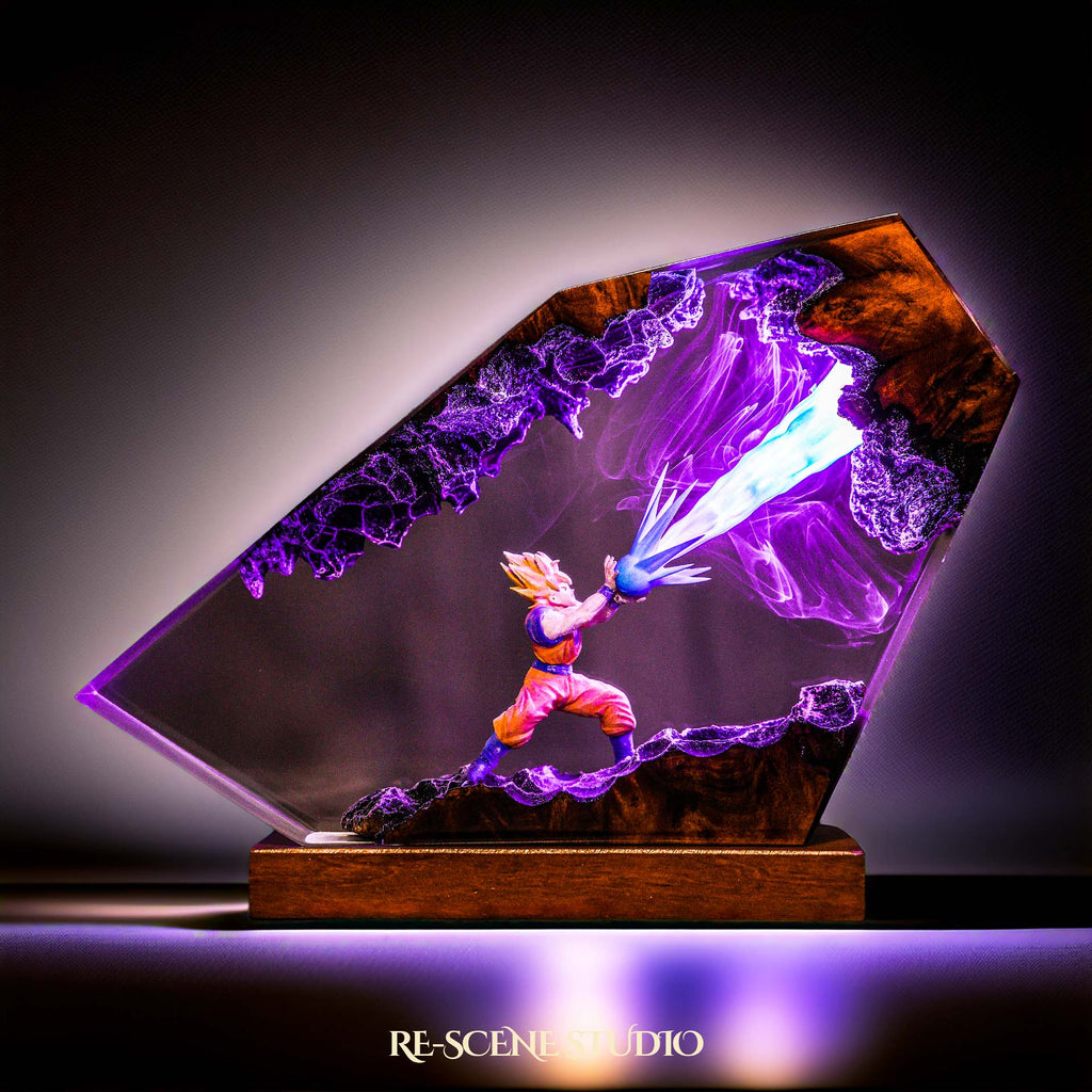 Goku Energy Blast Resin Lamp — view 5