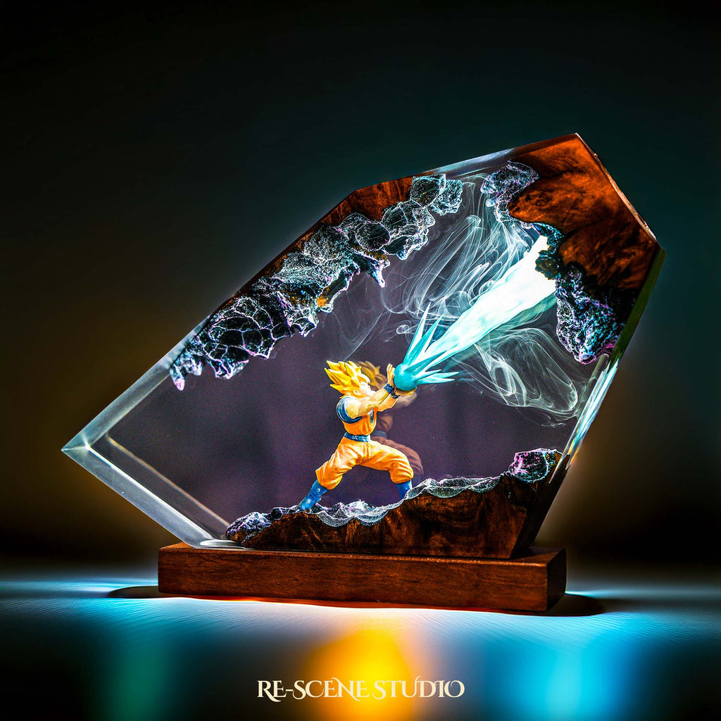 Goku Energy Blast Resin Lamp — view 6