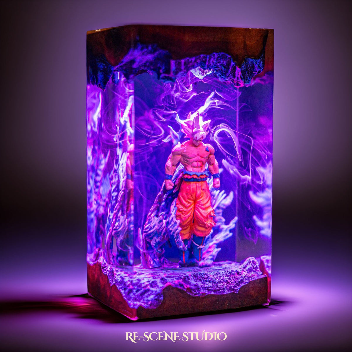Goku Ultra Instinct Resin Lamp — view 2