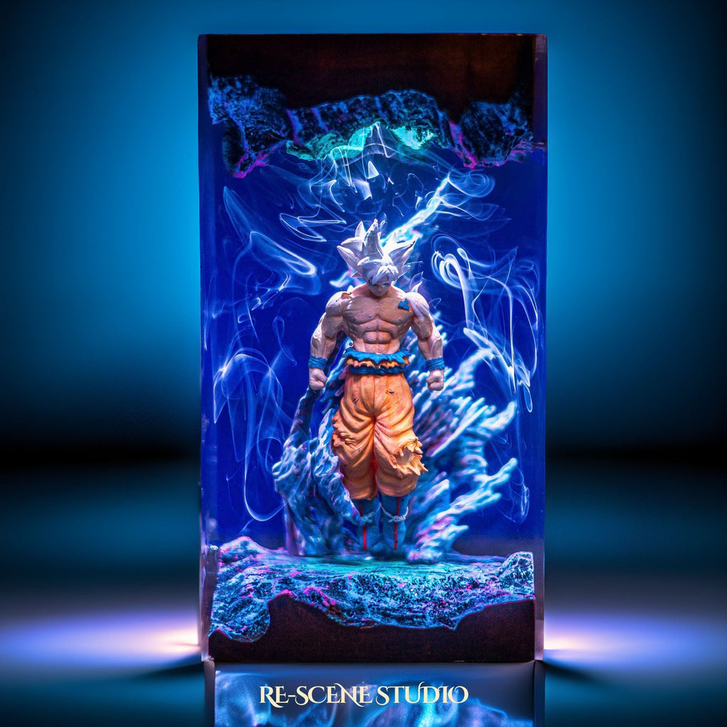 Goku Ultra Instinct Resin Lamp
