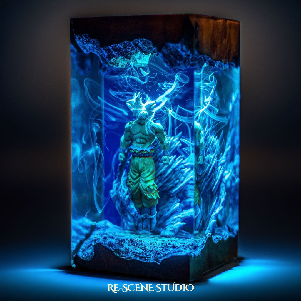 Goku Ultra Instinct Resin Lamp — view 4