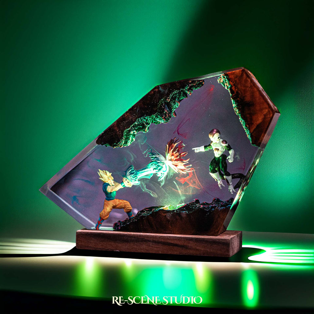 Goku vs Frieza Resin Lamp V2 — view 5