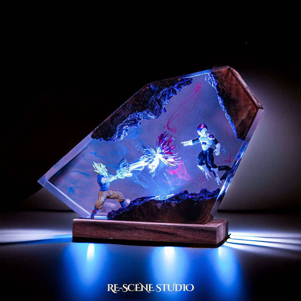 Goku vs Frieza Resin Lamp V2 — view 4