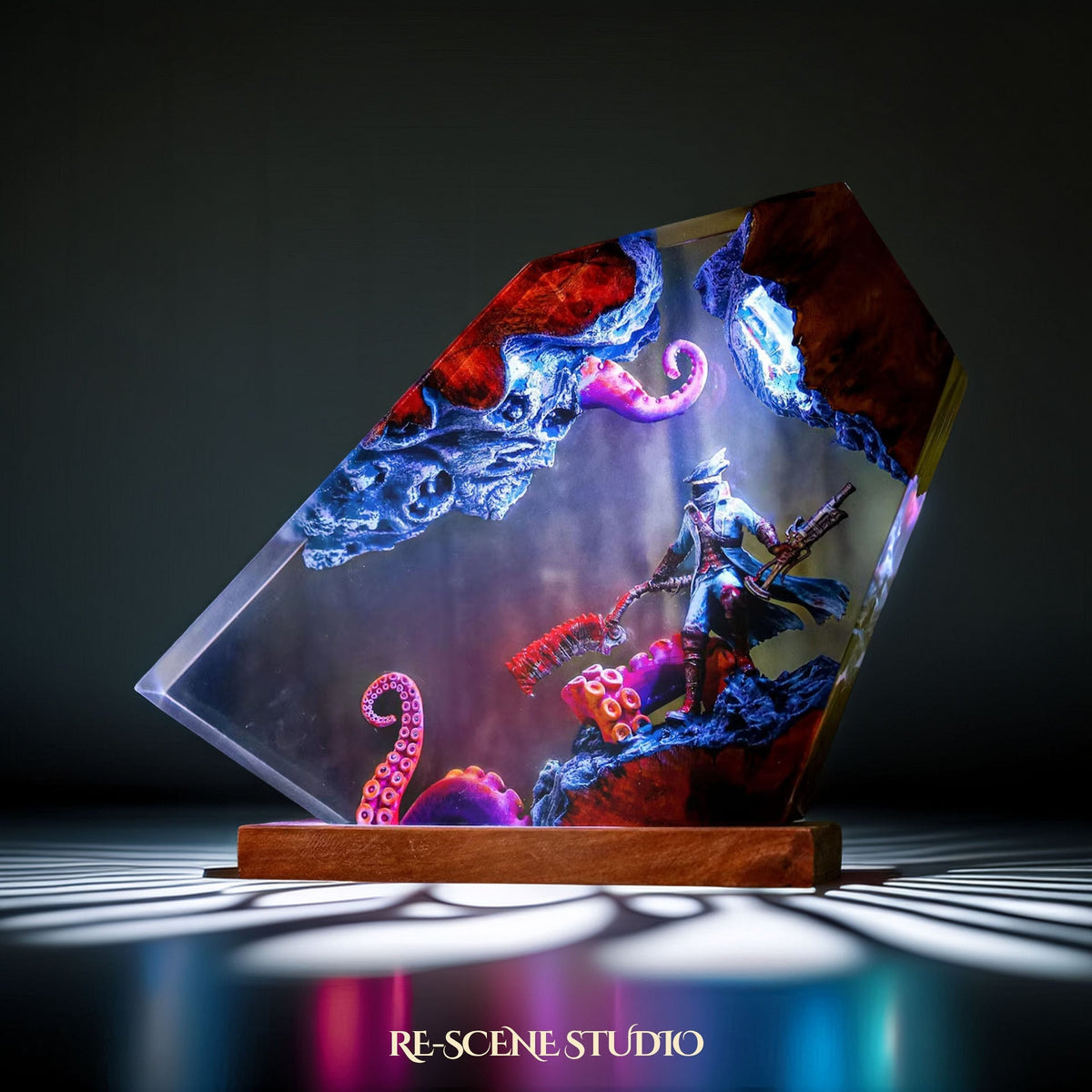 Bloodborne Hunter Resin Lamp — view 2