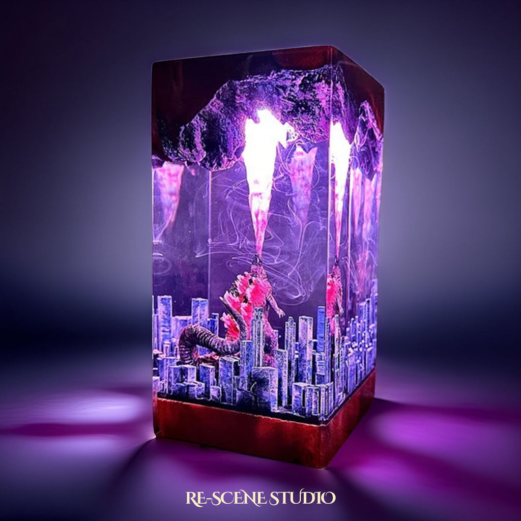 Godzilla Atomic Breath Resin Lamp — view 5