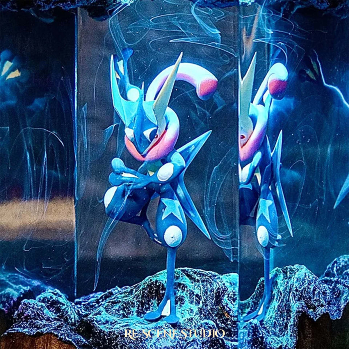 Greninja Resin Lamp V2 — view 2