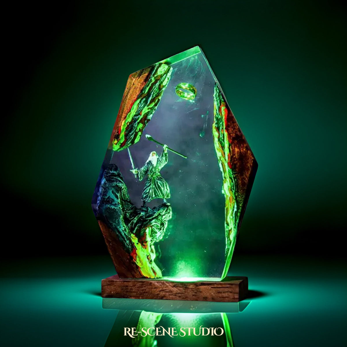 Gandalf the Grey Resin Lamp, The Lord of the Rings — view 6