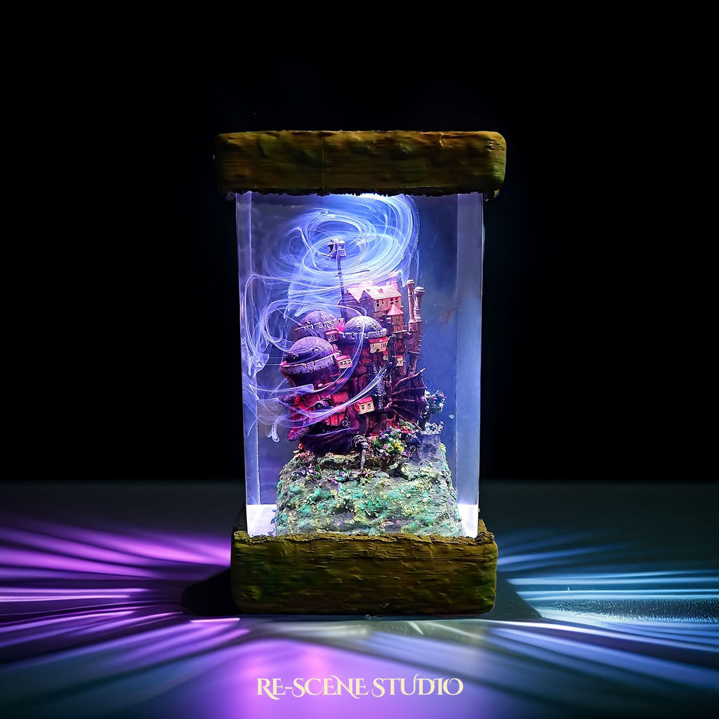 Howl's Moving Castle Resin Lamp