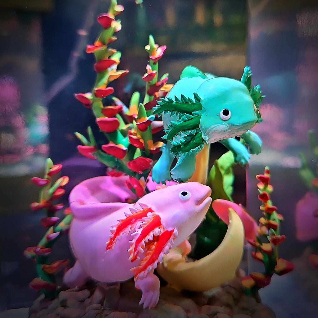 Axolotl Resin Lamp V2, Fantasy Bloom Edition — view 3