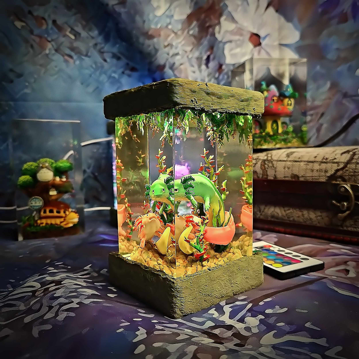 Axolotl Resin Lamp V2, Fantasy Bloom Edition — view 10