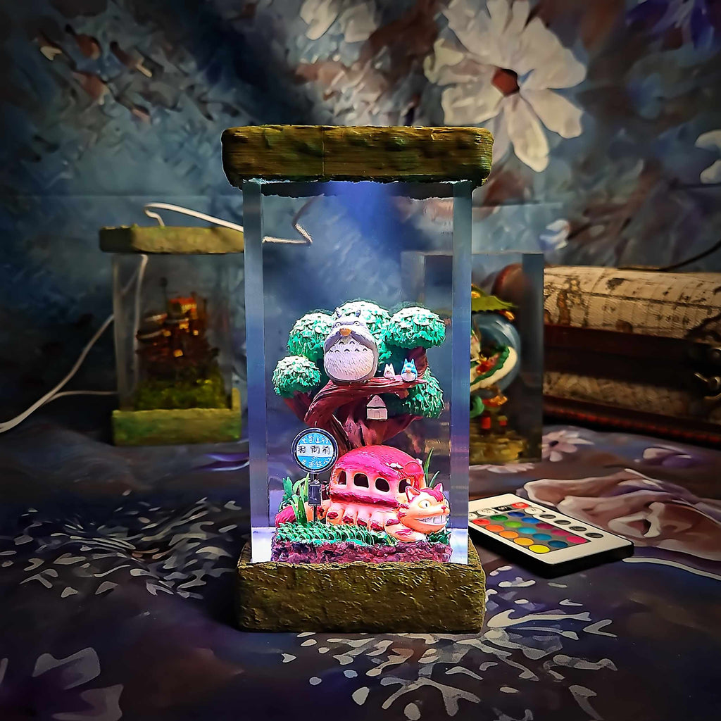 Totoro Resin Lamp — view 2