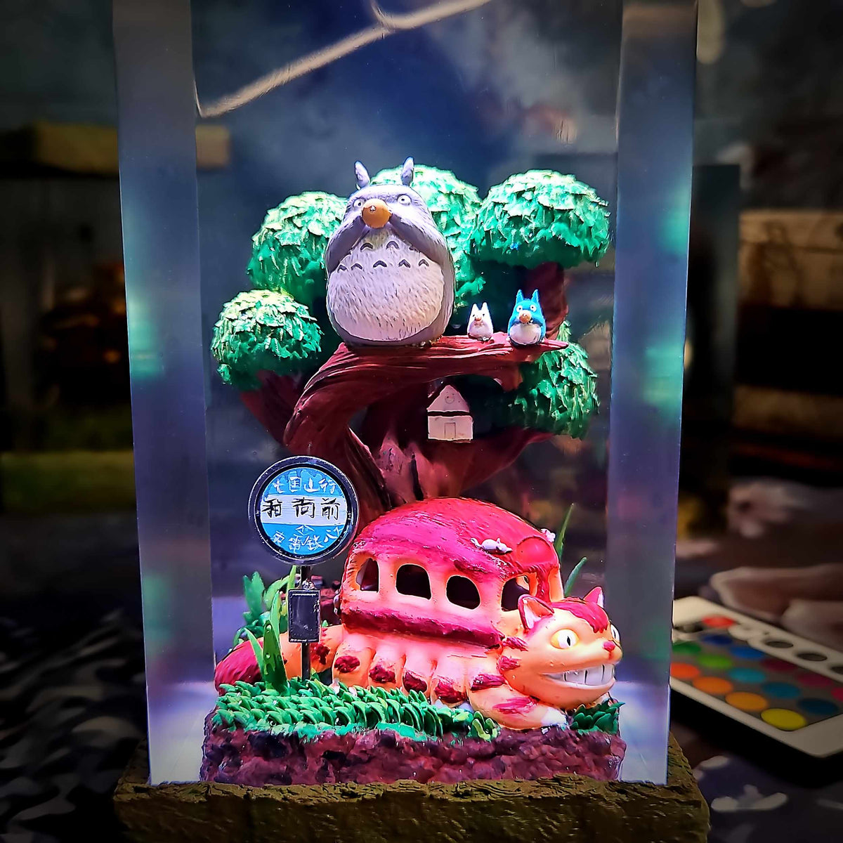 Totoro Resin Lamp — view 3