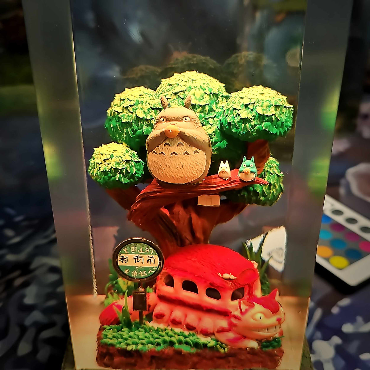 Totoro Resin Lamp — view 9