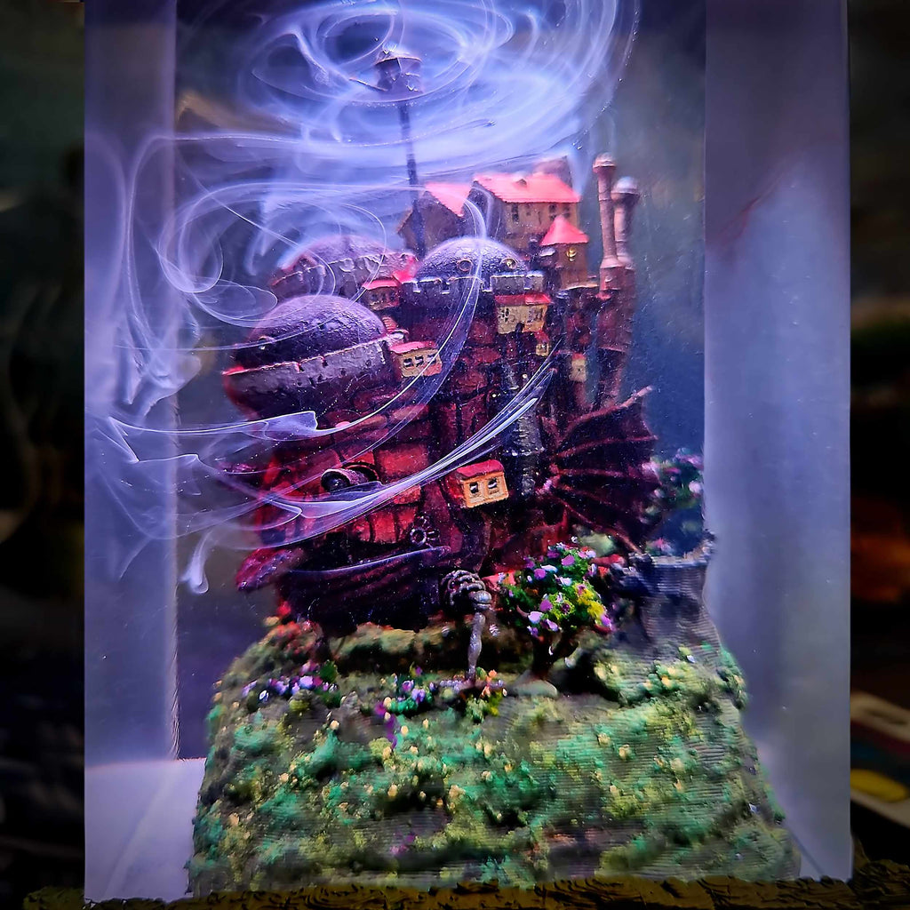 Howl's Moving Castle Resin Lamp — view 3