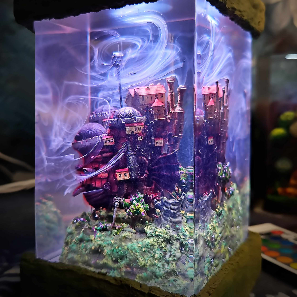 Howl's Moving Castle Resin Lamp — view 5