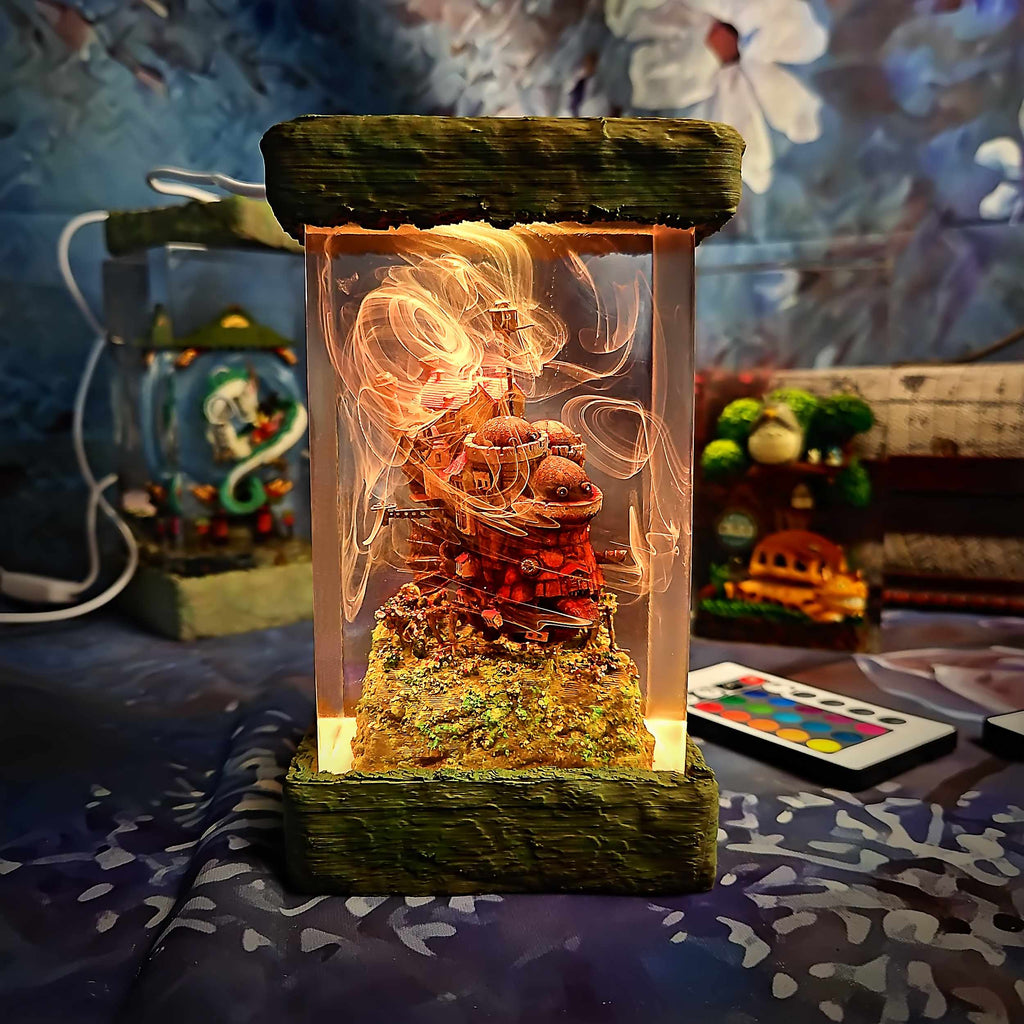 Howl's Moving Castle Resin Lamp — view 7