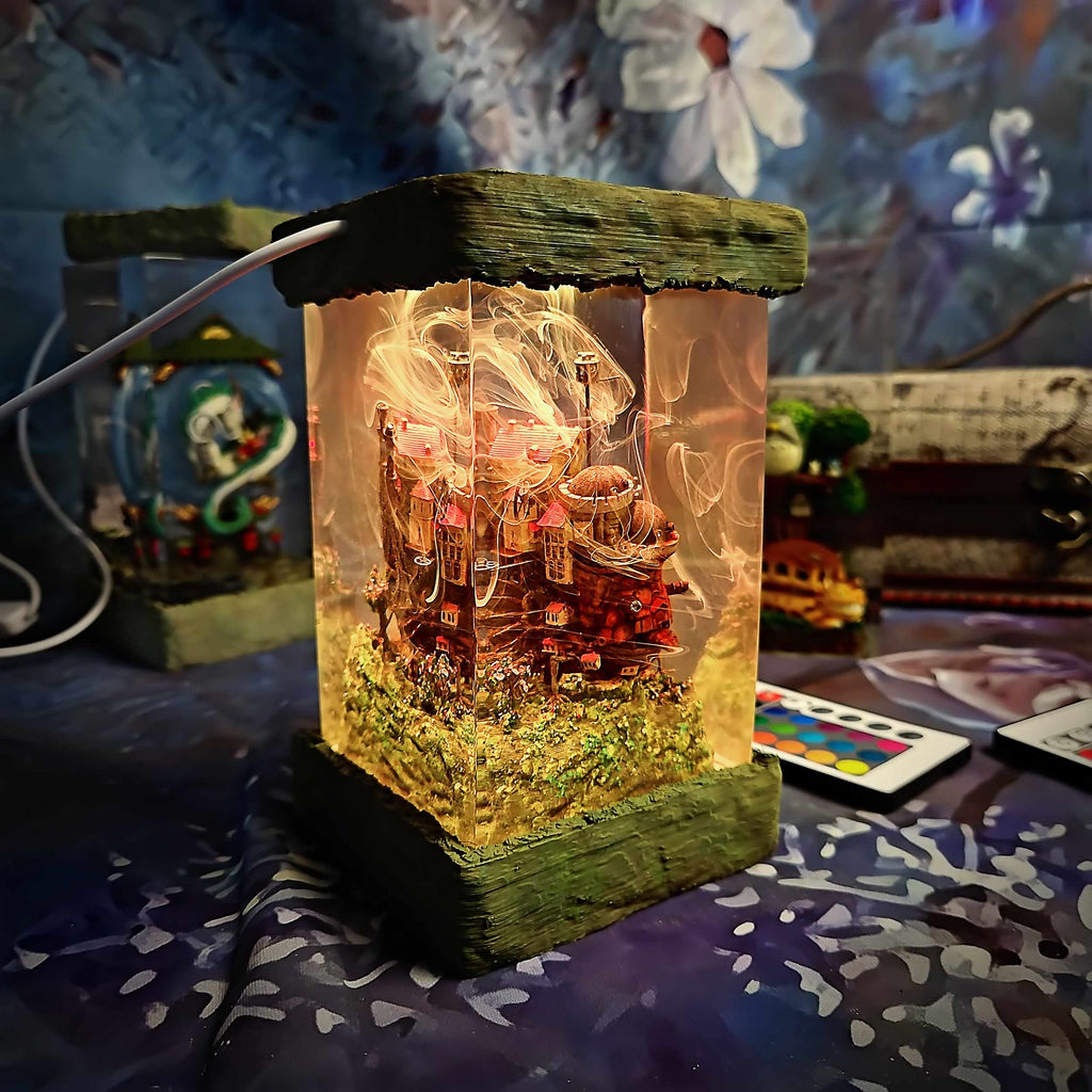 Howl's Moving Castle Resin Lamp — view 8