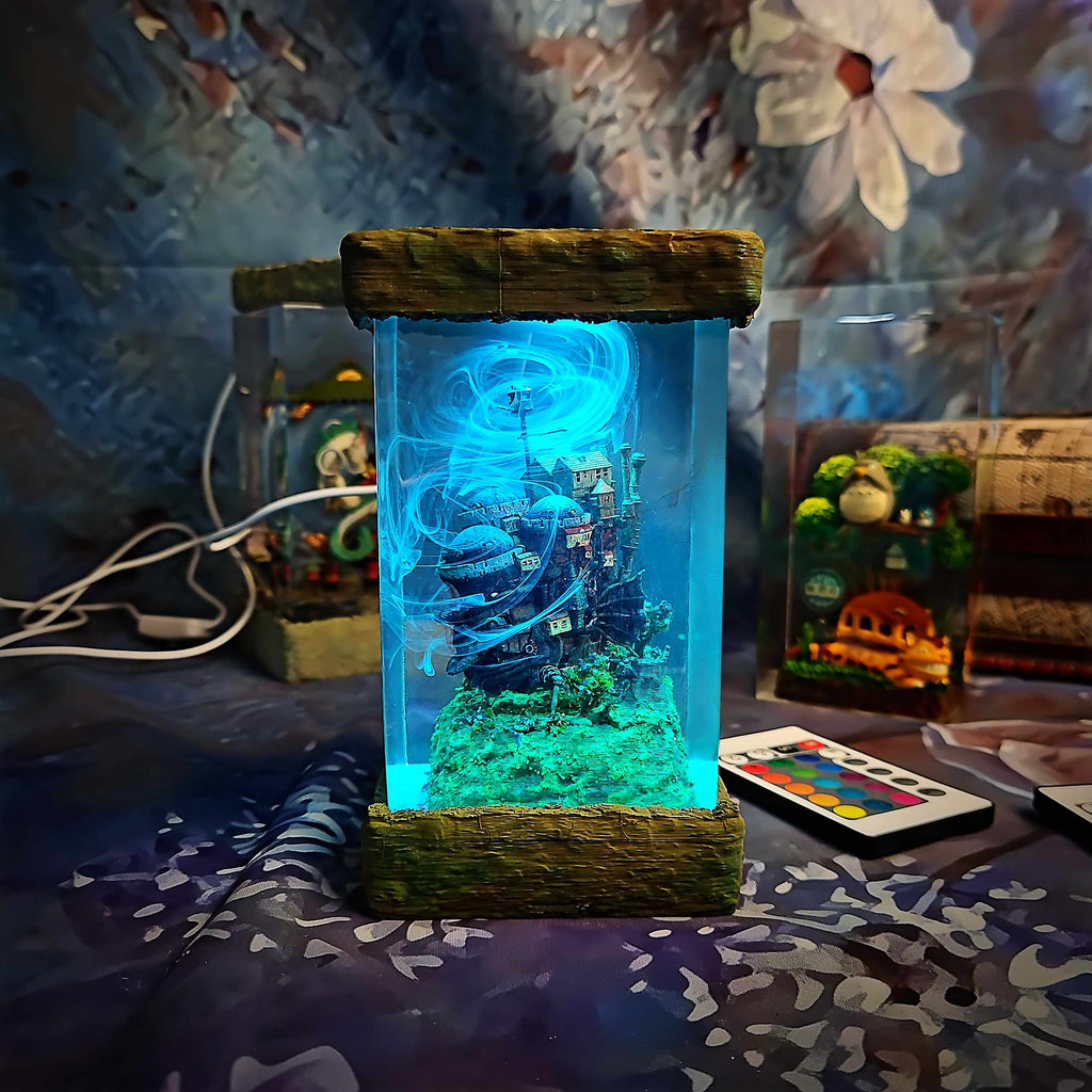 Howl's Moving Castle Resin Lamp — view 9