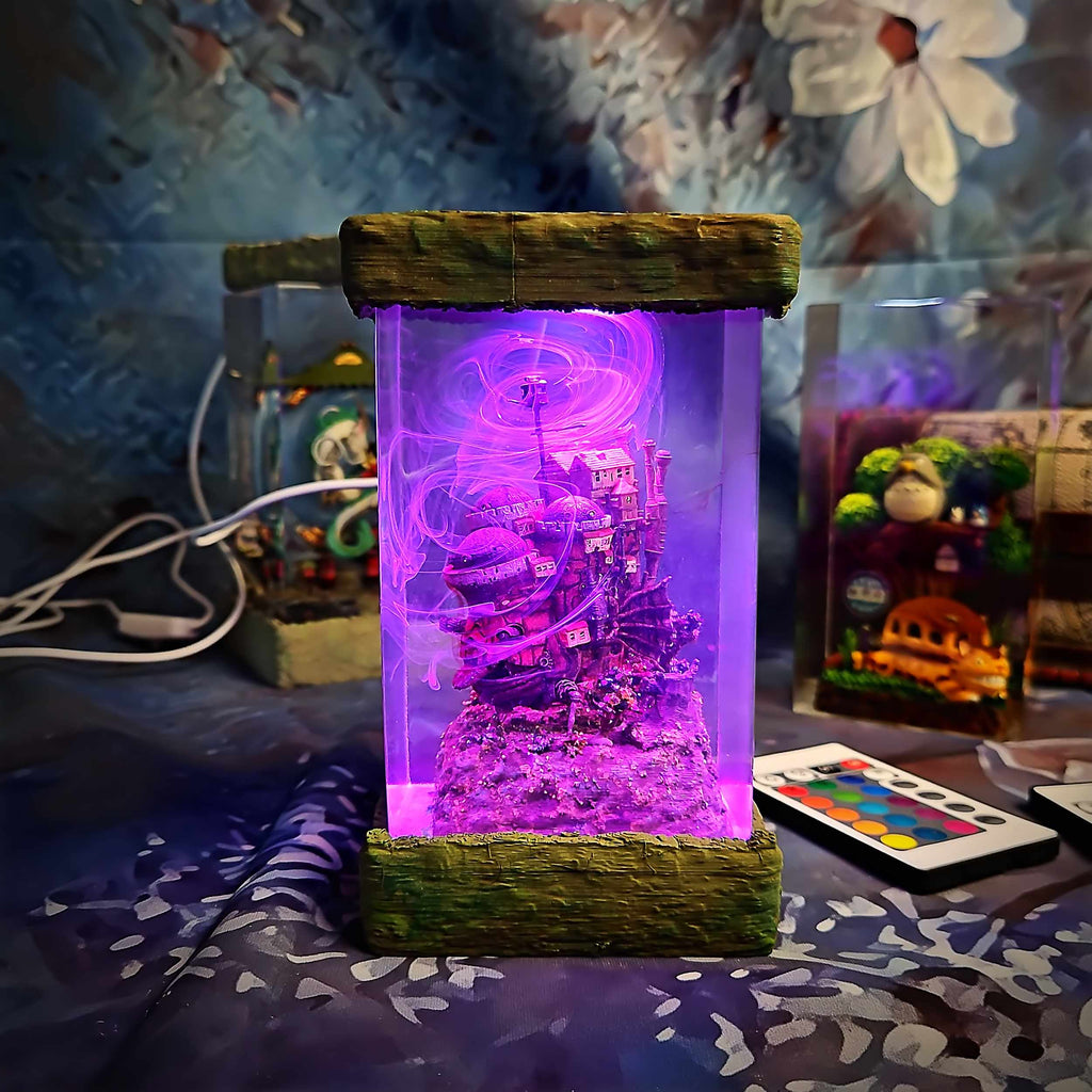 Howl's Moving Castle Resin Lamp — view 11