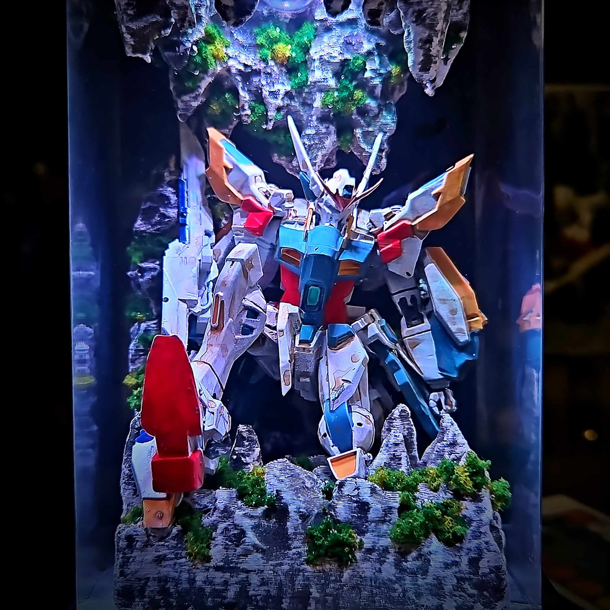 Wing Gundam Resin Lamp — view 3
