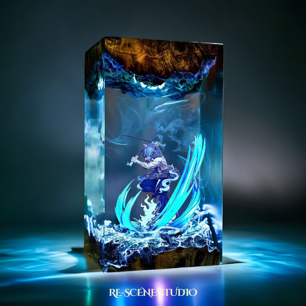 Inosuke Resin Lamp V2 — view 2