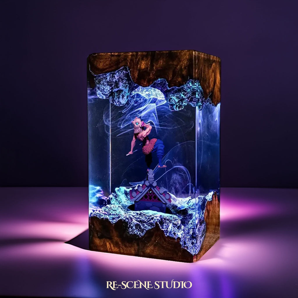 Inosuke Resin Lamp V3 — view 2