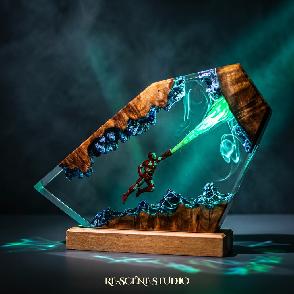 Iron Man Resin Lamp V4 — view 2