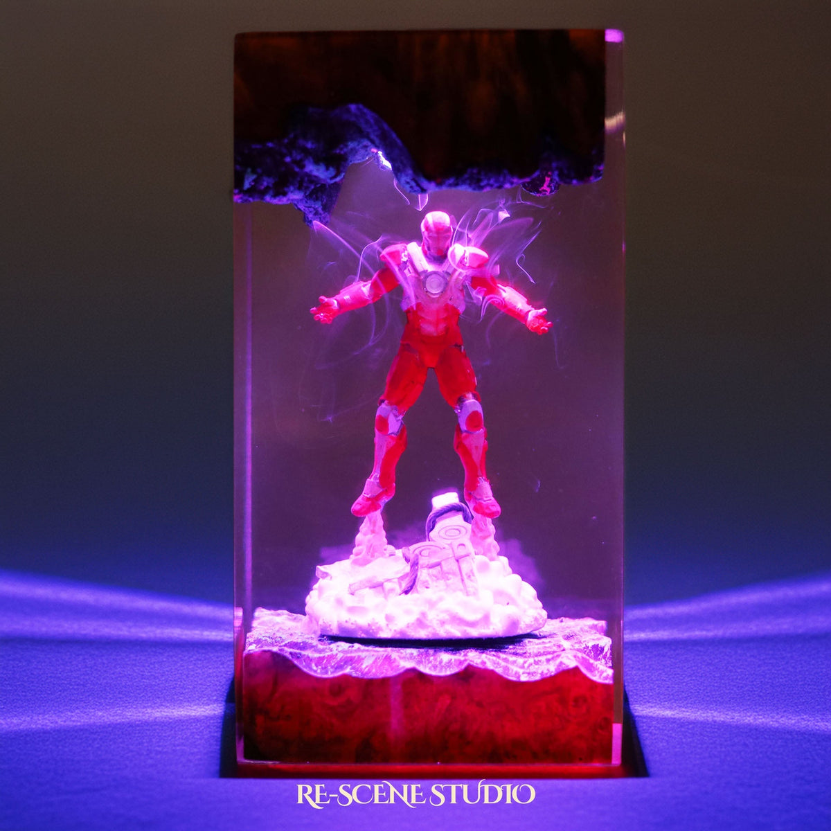 Iron Man Resin Lamp V2 — view 2