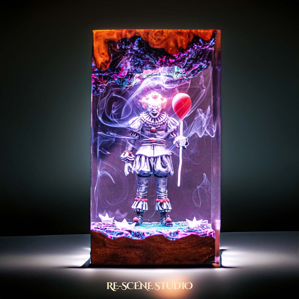 Pennywise Resin Lamp