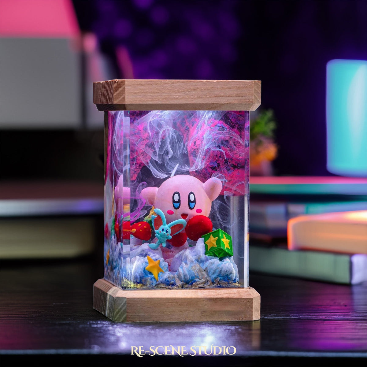 Kirby Dream World Resin Lamp — view 3