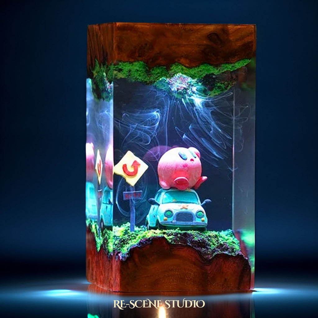 Kirby Resin Lamp