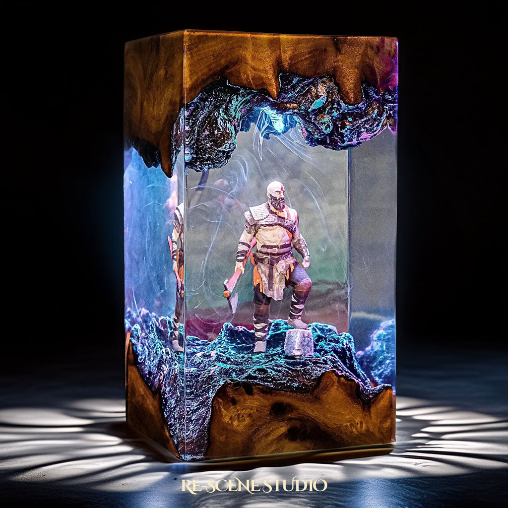 Kratos Resin Lamp — view 2