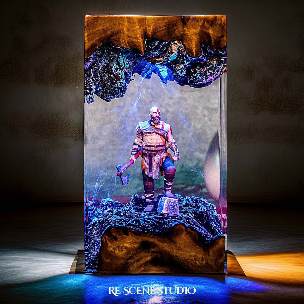Kratos Resin Lamp — view 3