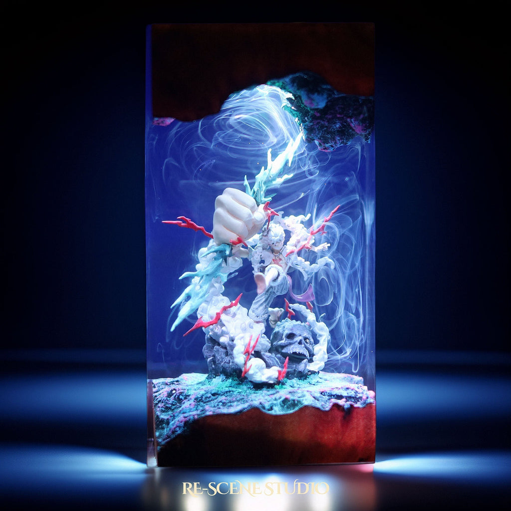 Luffy Gear 5 Resin Lamp V4
