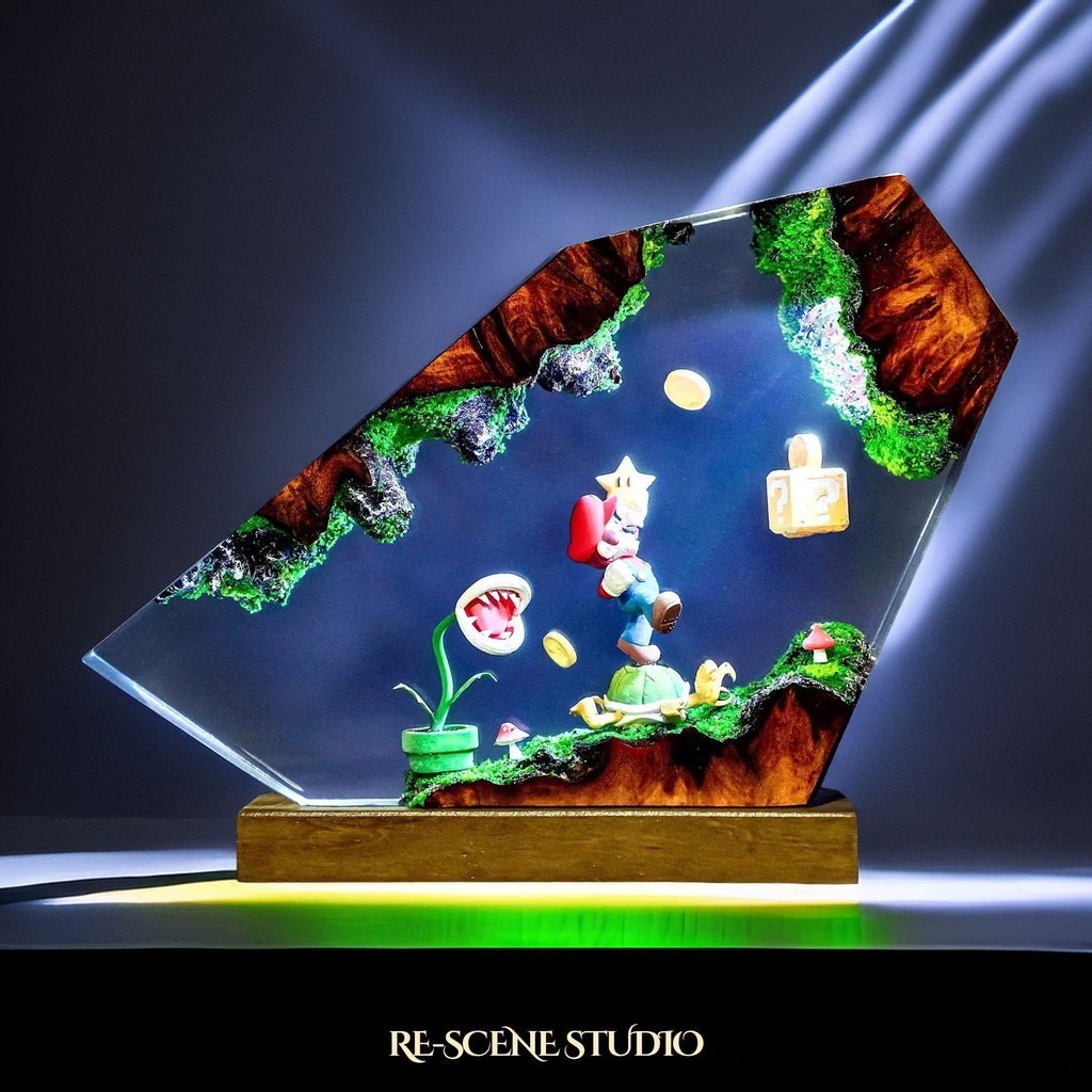 Mario Resin Lamp